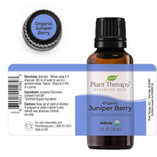 Load image into Gallery viewer, Organic Juniper Berry Essential Oil 30 mL