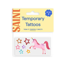 Load image into Gallery viewer, Unicorn Party Temporary Tattoos