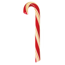 Load image into Gallery viewer, Organic Hand-Spun Jumbo Candy Cane - Mint - 1.75 oz