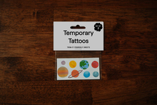 Load image into Gallery viewer, Outer Space Temporary Tattoos: Yellow