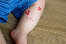 Load image into Gallery viewer, Tiny Hearts Temporary Tattoos