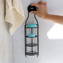 Load image into Gallery viewer, Shower Tower - Self Draining Shower Caddy, Bar Soap Holder For Shower Wall