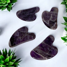 Load image into Gallery viewer, Gua Sha Stone | Facial Stone : Amethyst