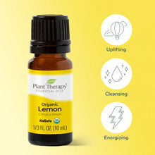 Load image into Gallery viewer, Organic Lemon Essential Oil 10 mL