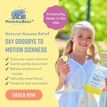 Load image into Gallery viewer, Nausea & Motion Sickness Care Lollipop; Lemon, Ginger, Honey