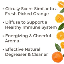 Load image into Gallery viewer, Organic Sweet Orange Essential Oil 10 mL