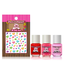 Load image into Gallery viewer, All the Heart Eyes Polish Set Non-Toxic Kids Nail Polish