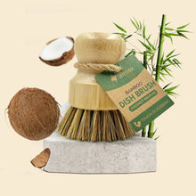Load image into Gallery viewer, Natural Cleaning Dish Brush Coconut