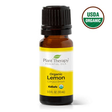Load image into Gallery viewer, Organic Lemon Essential Oil 10 mL