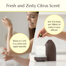 Load image into Gallery viewer, Organic Lemon Essential Oil 10 mL