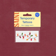 Load image into Gallery viewer, Christmas Lights Temporary Tattoos