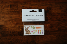 Load image into Gallery viewer, Spring Bunny Temporary Tattoos