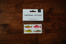 Load image into Gallery viewer, Gone Fishin' Temporary Tattoos