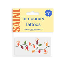 Load image into Gallery viewer, Christmas Lights Temporary Tattoos