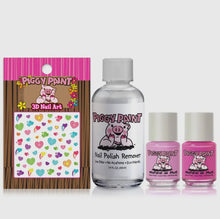 Load image into Gallery viewer, Perfectly Pink Non-Toxic Nail Polish Set by Piggy Paint