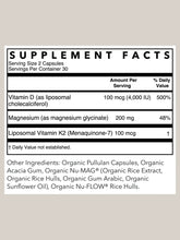 Load image into Gallery viewer, Liposomal Vitamin D3 + K2 | 60 Capsules