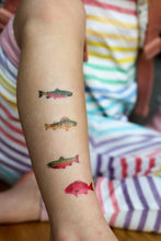 Load image into Gallery viewer, Gone Fishin' Temporary Tattoos