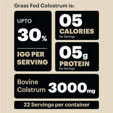 Load image into Gallery viewer, Grass Fed Colostrum Powder, Keto, Immunity, Gut Healthy, GF