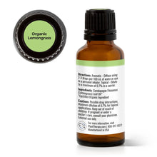 Load image into Gallery viewer, Organic Lemongrass Essential Oil 30mL