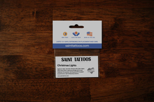 Load image into Gallery viewer, Christmas Lights Temporary Tattoos