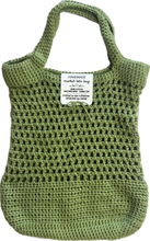 Load image into Gallery viewer, Handmade Crochet Market Tote Bag