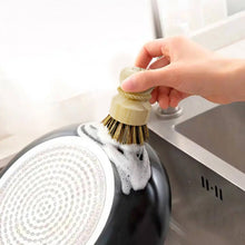 Load image into Gallery viewer, Natural Cleaning Dish Brush Coconut
