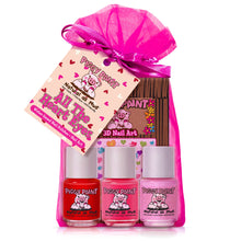 Load image into Gallery viewer, All the Heart Eyes Polish Set Non-Toxic Kids Nail Polish