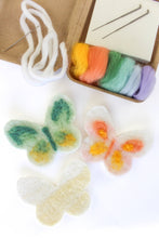 Load image into Gallery viewer, Mini Butterfly Felting Craft Kit