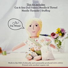 Load image into Gallery viewer, Cut & Sew DIY Organic Doll Kit