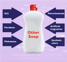 Load image into Gallery viewer, Non-Toxic Dish Soap Refill