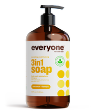 Load image into Gallery viewer, Coconut + Lemon 3in1 Soap 32 oz
