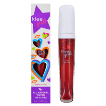 Load image into Gallery viewer, Klee Girls All Natural Tinted Lip Gloss
