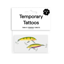 Load image into Gallery viewer, Fishing Lures Temporary Tattoos
