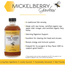 Load image into Gallery viewer, Fire Cider Honey Tonic: 8oz
