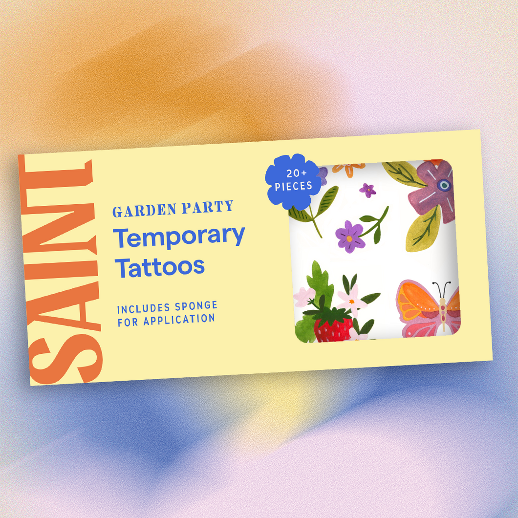 Garden Party Temporary Tattoos