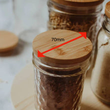 Load image into Gallery viewer, Bamboo Jar Lid Regular Mouth
