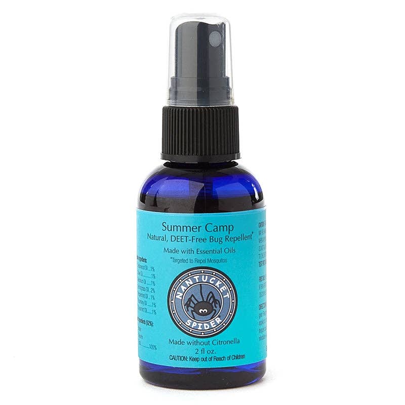 Summer Camp Natural Bug Repellent Spray for Kids: 2 oz