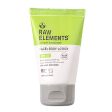 Load image into Gallery viewer, RAW ELEMENTS NATURAL SUNSCREEN SPS 30 TRAVEL SIZE 1 oz
