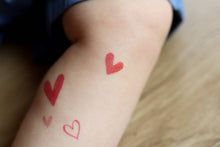 Load image into Gallery viewer, Tiny Hearts Temporary Tattoos
