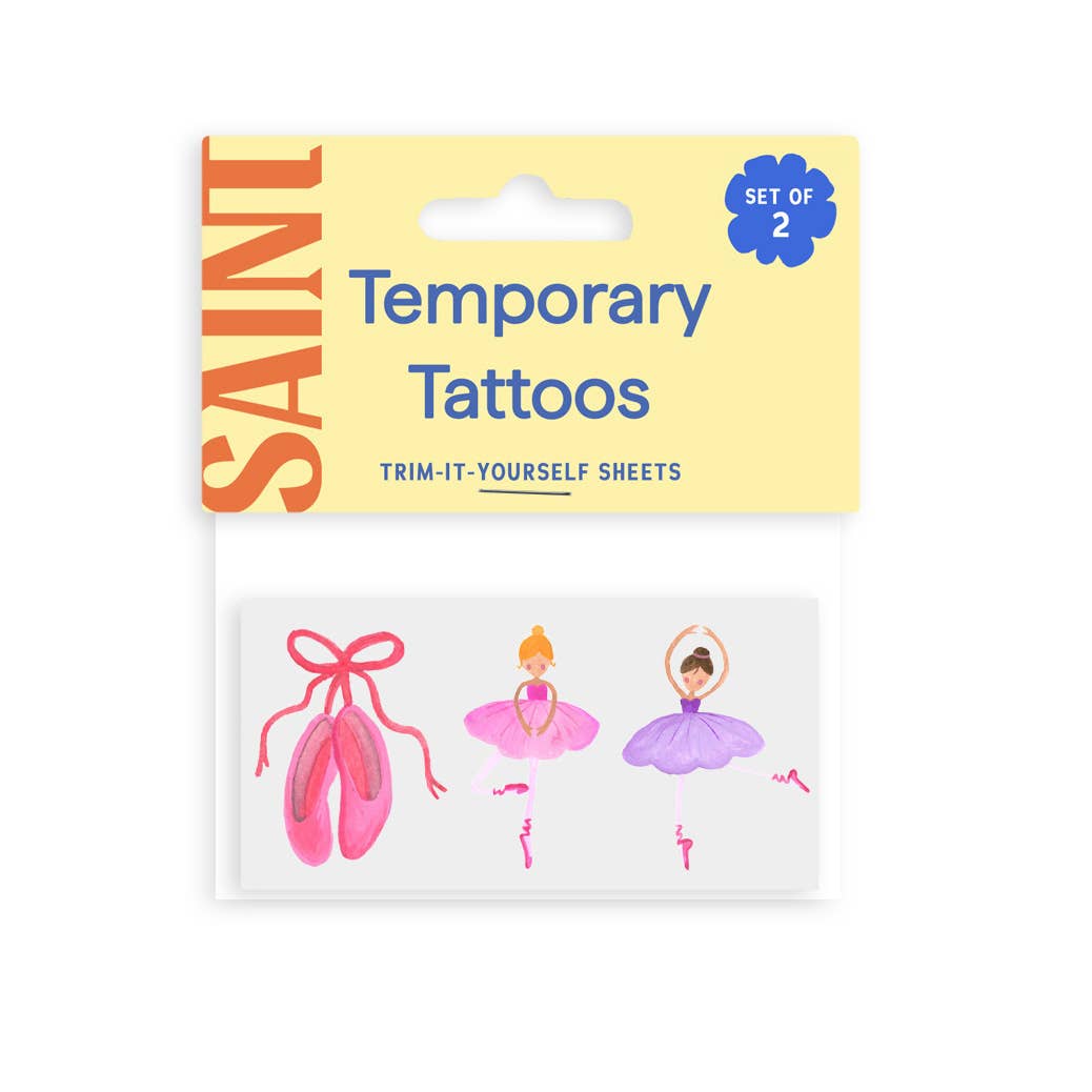Ballerinas Temporary Tattoos
