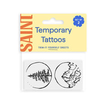 Load image into Gallery viewer, Mountains &amp; Trees Temporary Tattoos
