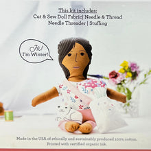 Load image into Gallery viewer, Cut &amp; Sew DIY Organic Doll Kit

