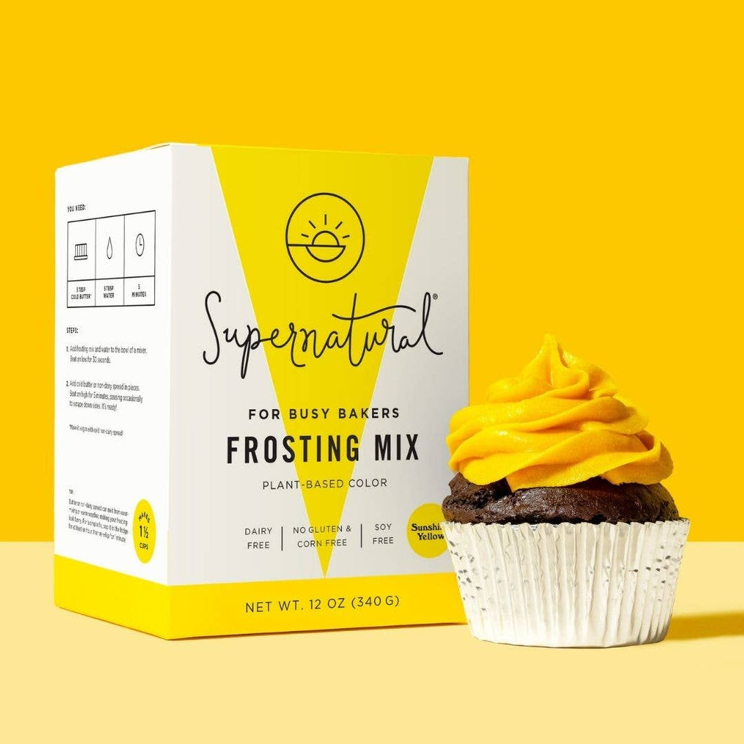 Dye-Free Frosting Mix: Sunshine Yellow
