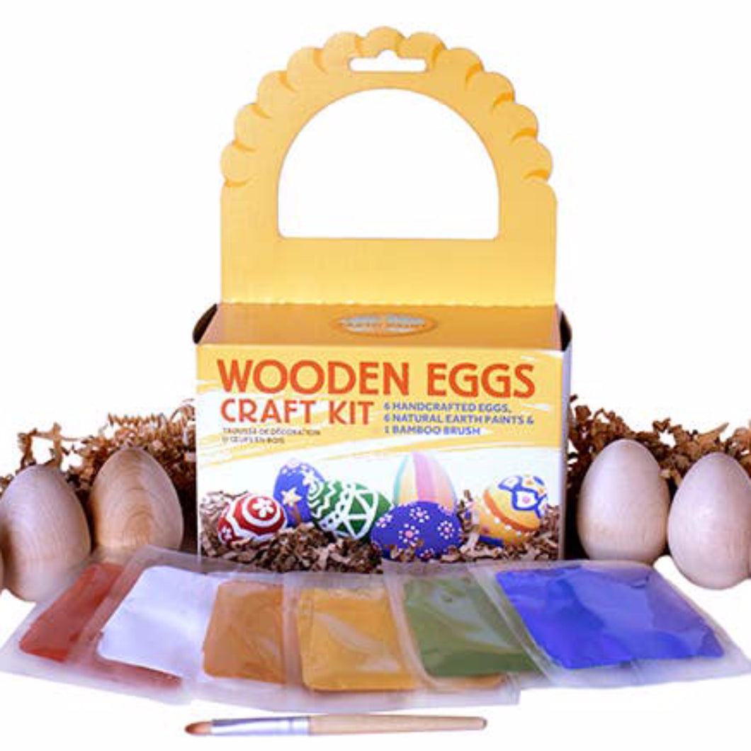 Wooden Eggs Craft Kit