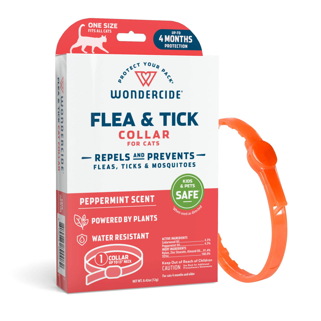 Wondercide Flea & Tick Collar for Cats - Peppermint