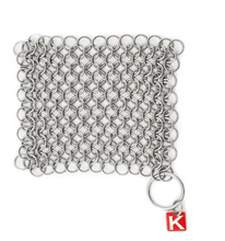 Load image into Gallery viewer, Chainmail 4&quot; Cast Iron Scrubber
