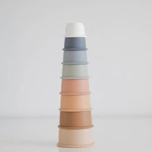 Load image into Gallery viewer, The Saturday Baby Silicone Stacking Cups
