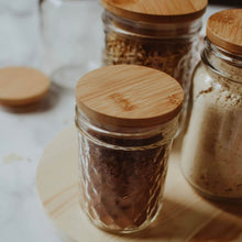 Load image into Gallery viewer, Sustainable Bamboo Jar Lids
